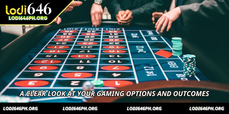 A clear look at your gaming options and outcomes