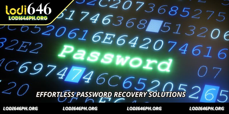 Effortless password recovery solutions