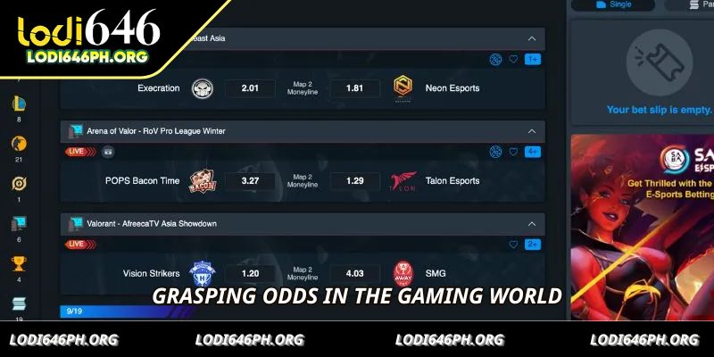 Grasping odds in the gaming world